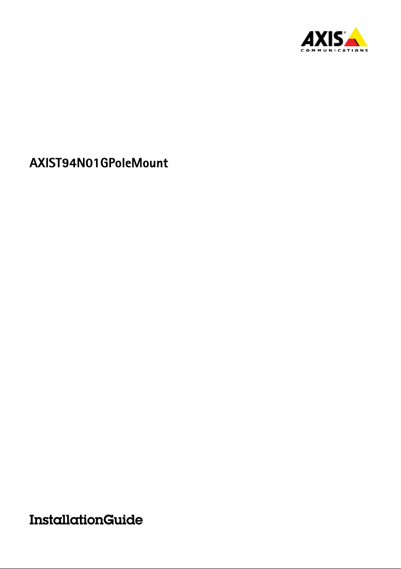 Image de la première page du manuel de l'appareil T94N01G