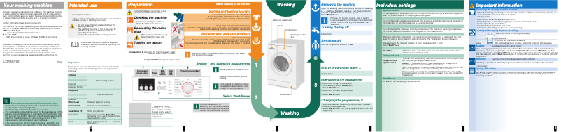 Page 1 de la notice Manuel utilisateur Bosch WAE24261GB
