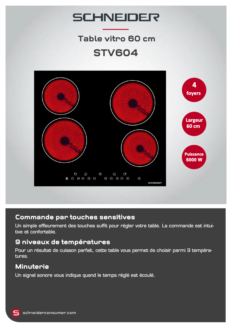 Imagen de la primera página del manual del dispositivo STV604