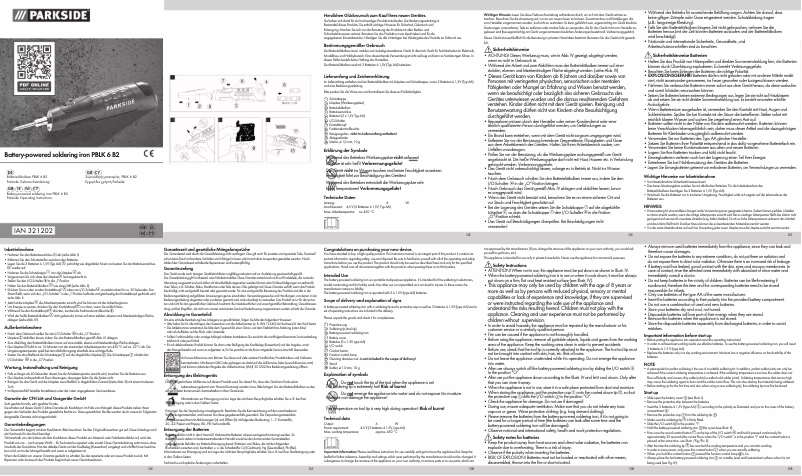 Image de la première page du manuel de l'appareil PBLK 6 B2