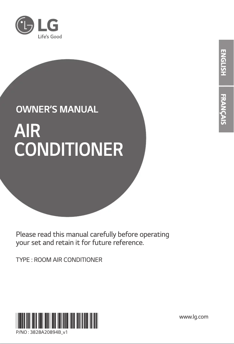 Image de la première page du manuel de l'appareil LS-C2463RM3