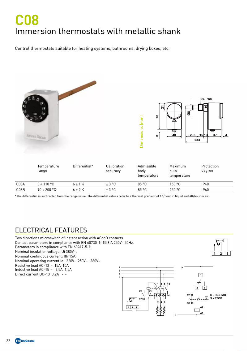 Image de la première page du manuel de l'appareil C08