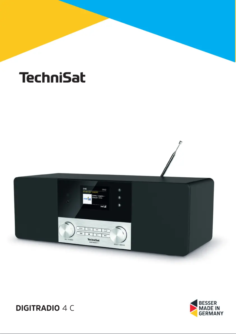 Page 1 de la notice Manuel utilisateur TechniSat DigitRadio 4 C