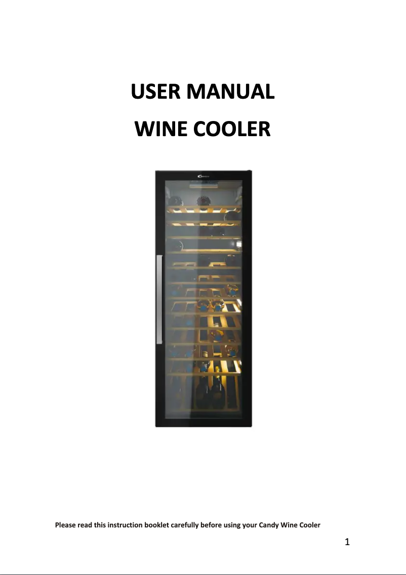 Page 1 de la notice Manuel utilisateur Hoover HWCB 60D