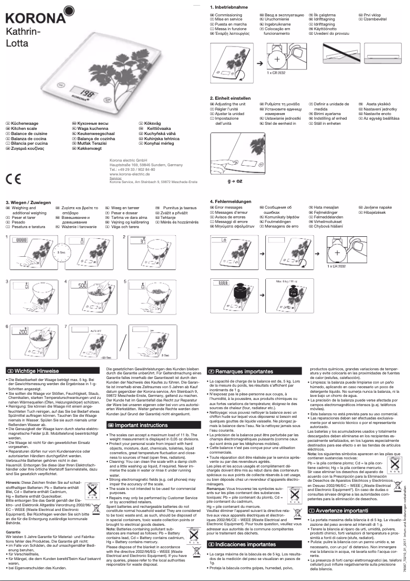 Página 1 del manual Manual de usuario Korona Lotta