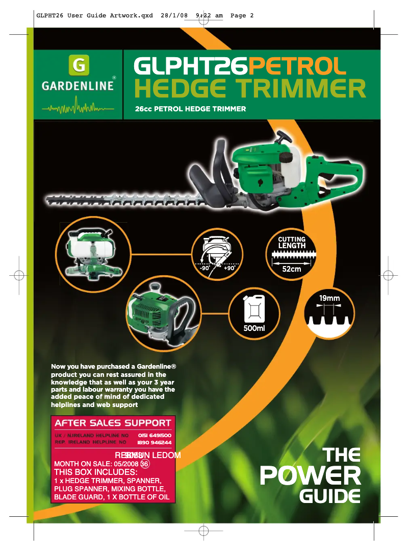 Image de la première page du manuel de l'appareil GLPHT 26