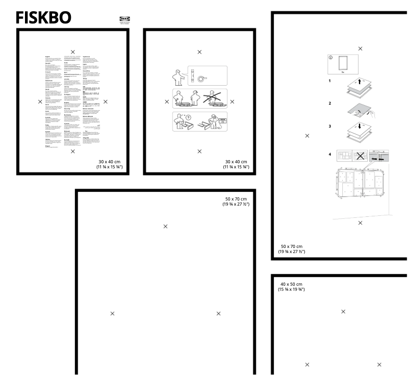 Page 1 de la notice Manuel utilisateur Ikea FISKBO 305.549.23