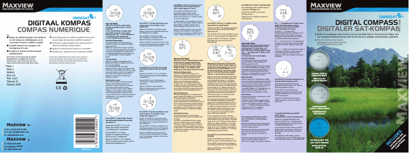 Page n°1 - Manuel utilisateur Maxview B2030