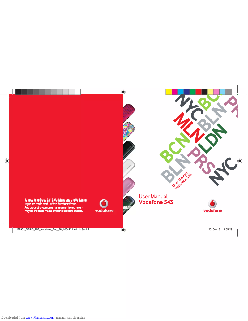 Page n°1 - Manuel utilisateur ZTE Vodafone 543