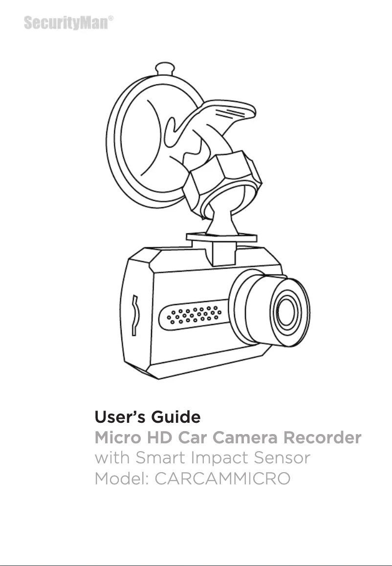 Page 1 de la notice Manuel utilisateur Macally CARCAMMICRO
