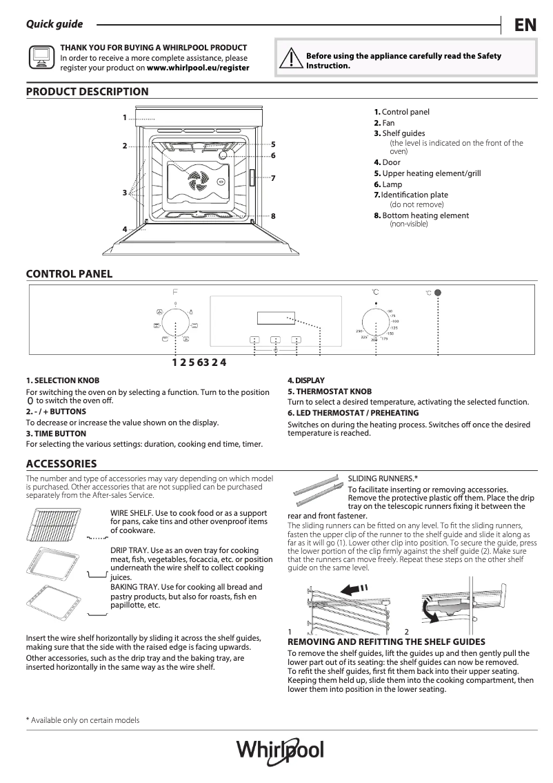 Página 1 del manual Manual de usuario Whirlpool AKP 469 IX