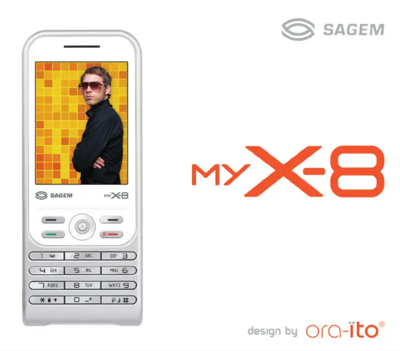 Page n°1 - Manuel utilisateur Sagem myX-8