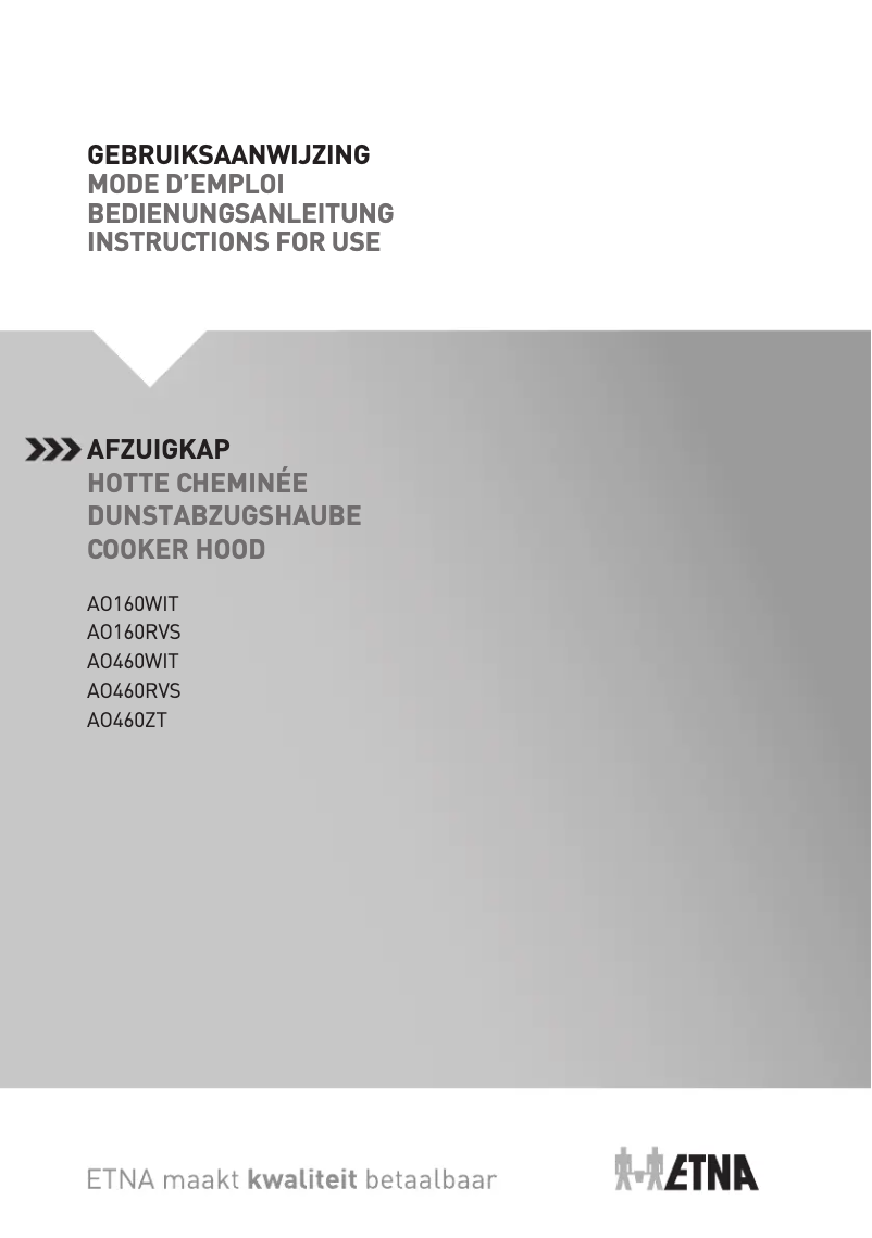 Image de la première page du manuel de l'appareil AO460ZT