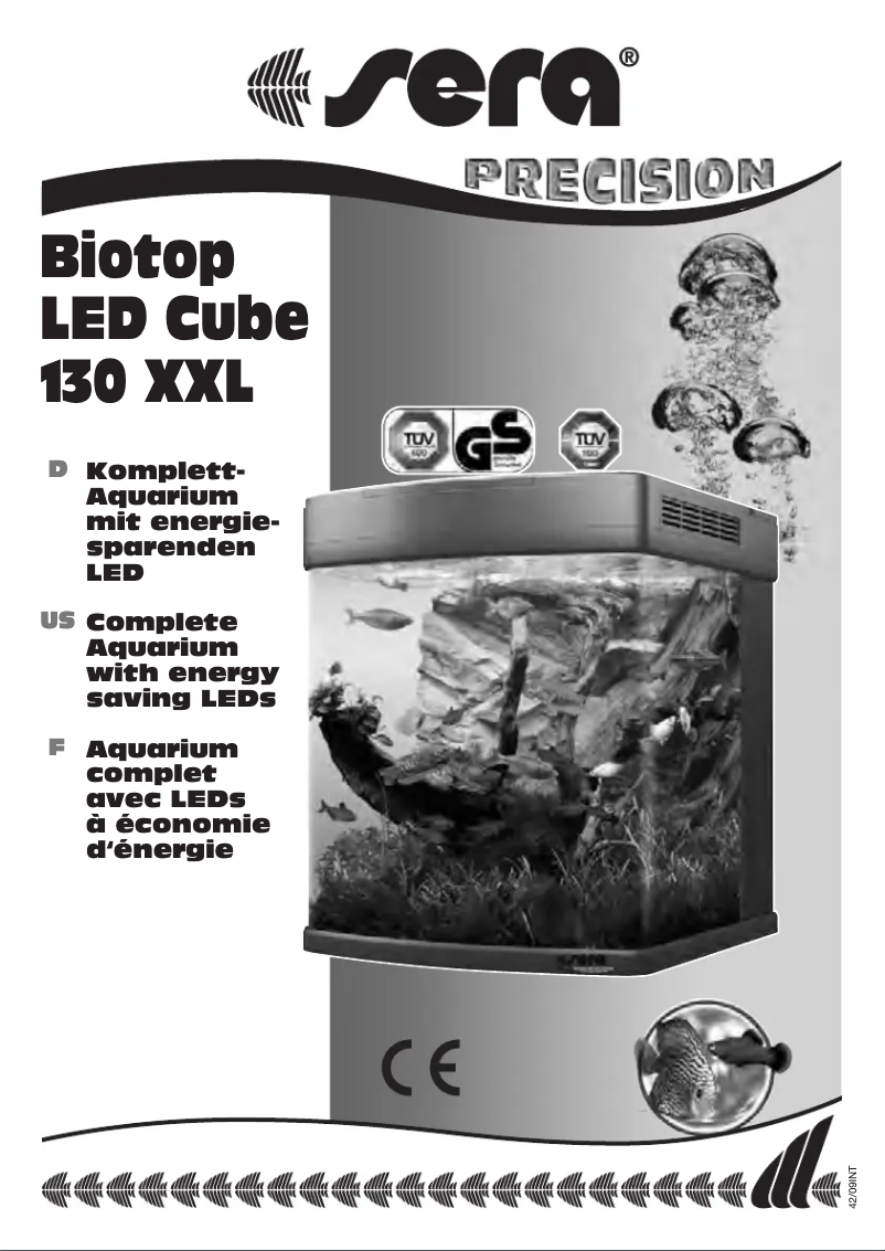 Page n°1 - Manuel utilisateur sera Biotop LED Cube 130 XXL