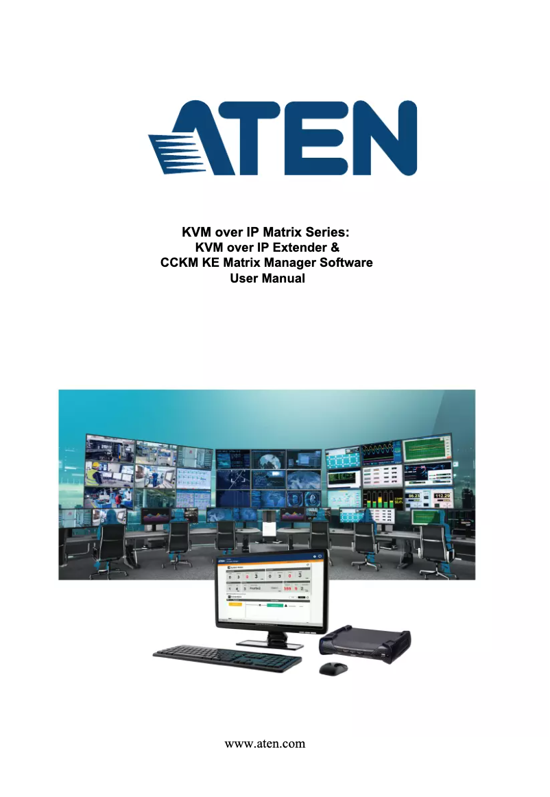 Page n°1 - Manuel utilisateur ATen KE9952R