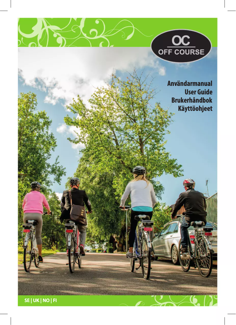 Page 1 de la notice Manuel utilisateur Off Course 36V