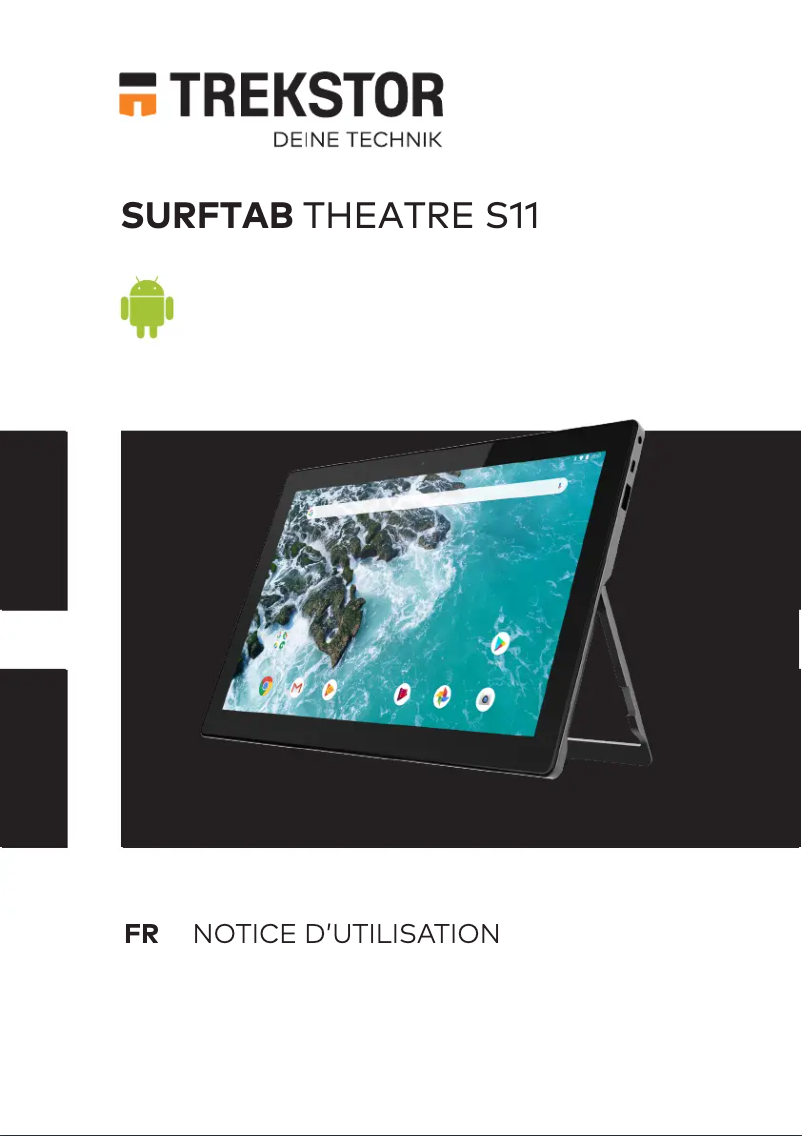 Page 1 of the manual User Manual TrekStor SurfTab theatre S11