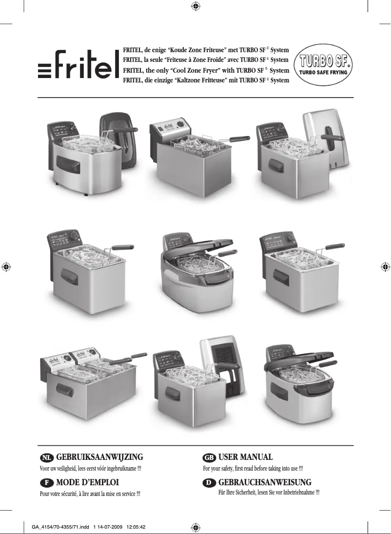 Page 1 de la notice Manuel utilisateur Fritel TSF 4350