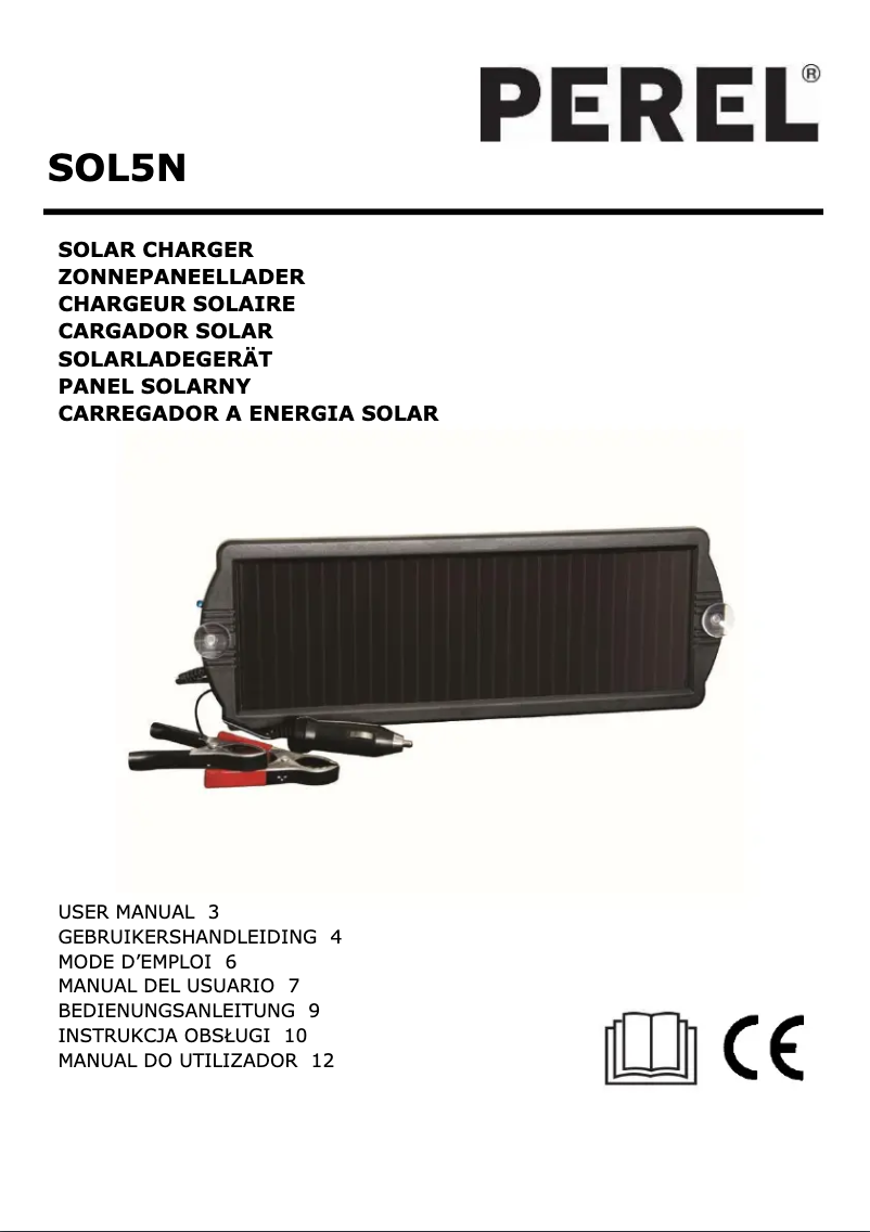 Page n°1 - Manuel utilisateur Perel SOL5N