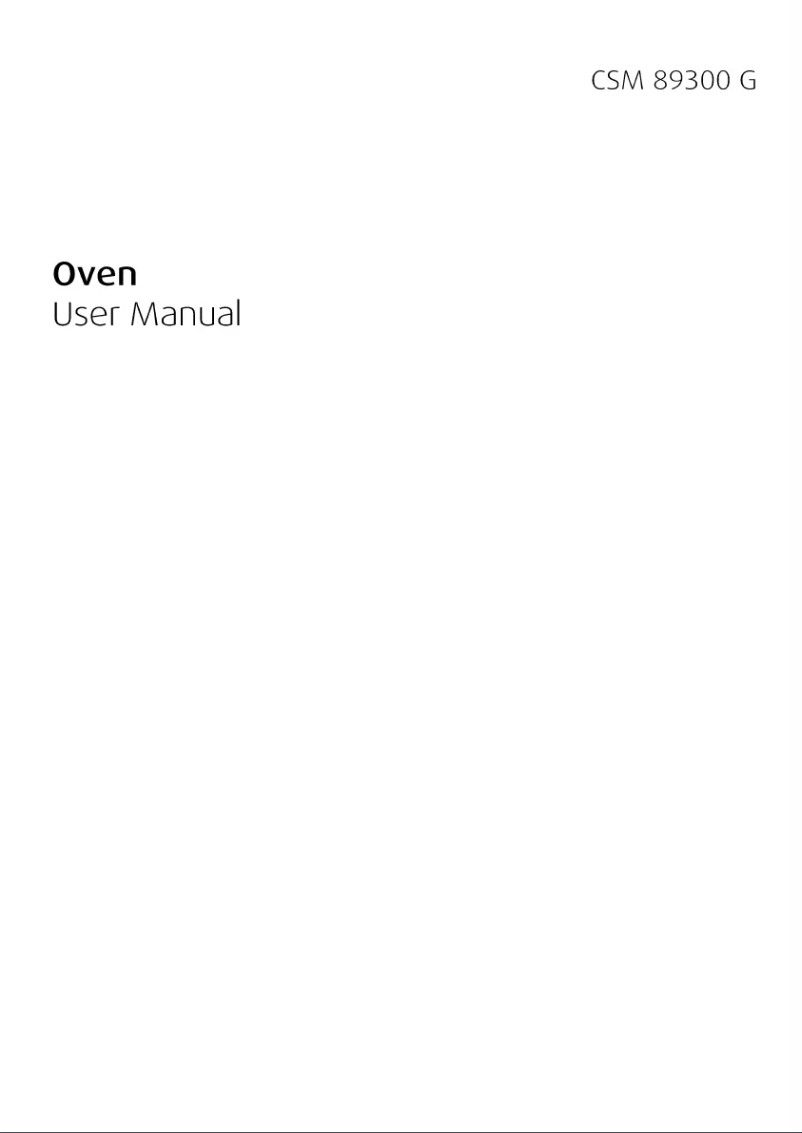 Page 1 de la notice Manuel utilisateur Beko CSM89300GX