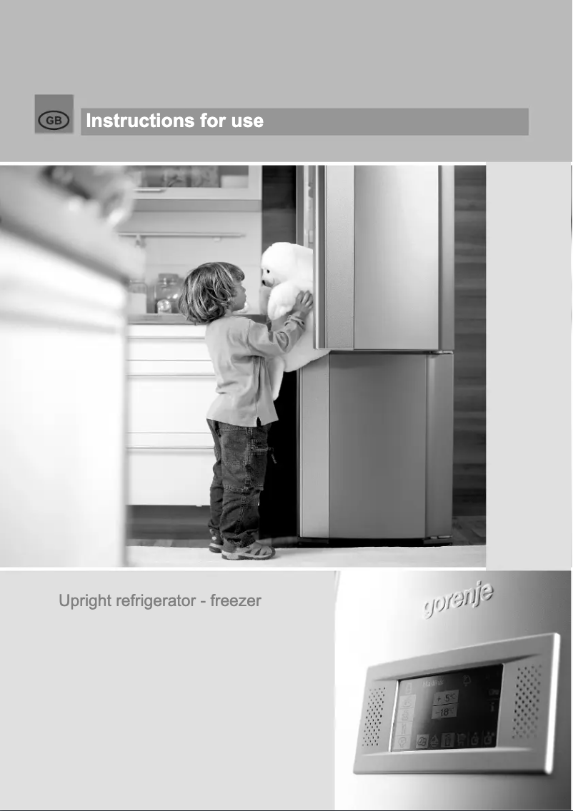 Page n°1 - Manuel utilisateur Gorenje RK67365E