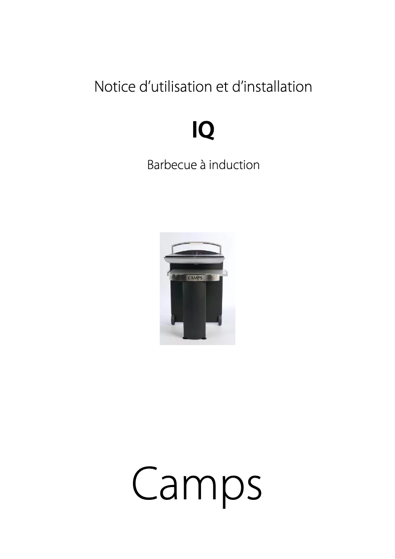 Page 1 de la notice Manuel utilisateur Camps IQ