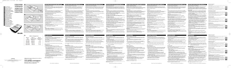 Page 1 de la notice Mode d'emploi Philips MultiLife SCB5375CB
