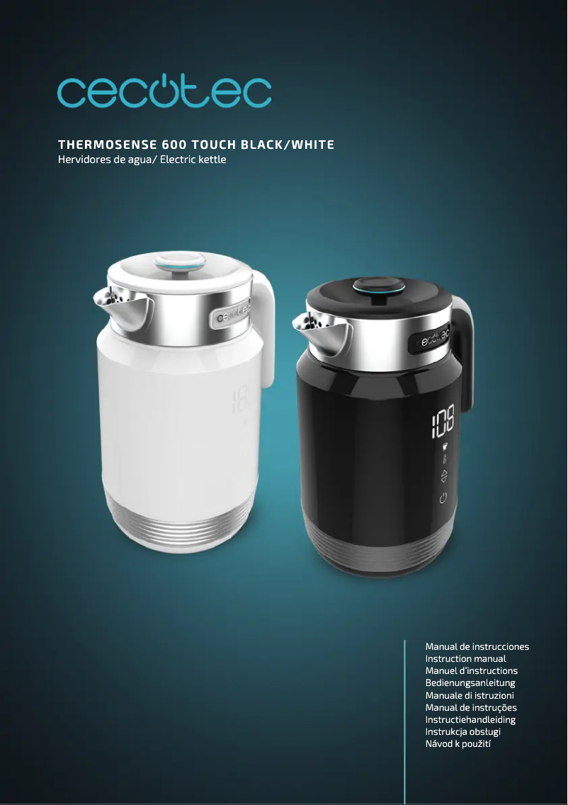 Image de la première page du manuel de l'appareil ThermoSense 600 Touch