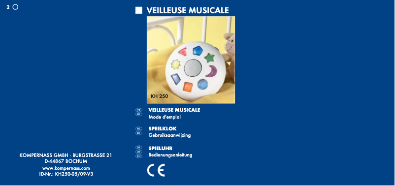 Page 1 de la notice Manuel utilisateur SilverCrest KH 250