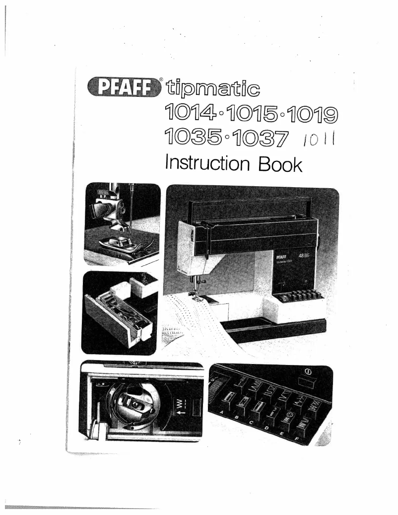 Image de la première page du manuel de l'appareil tipmatic 1019