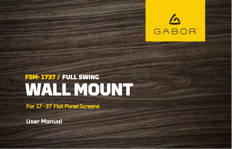 Página 1 del manual Manual de usuario Gabor FSM-1737