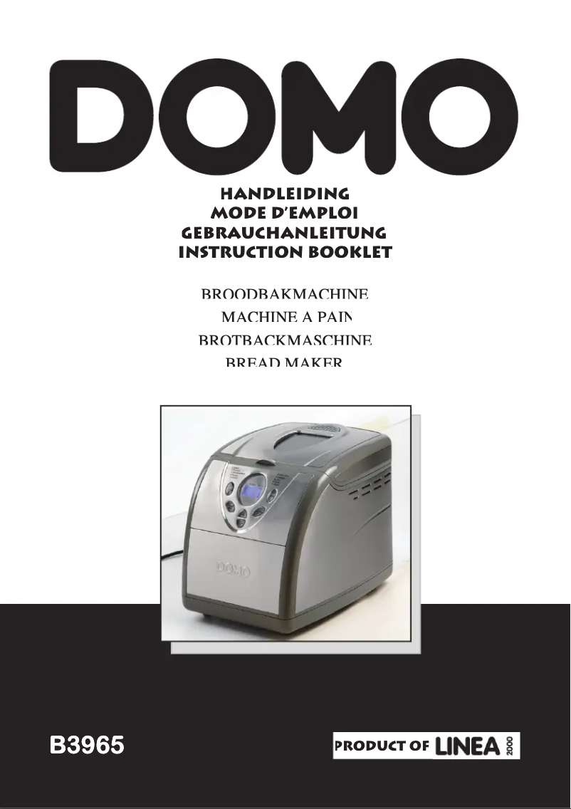 Page 1 de la notice Manuel utilisateur Domo B3965