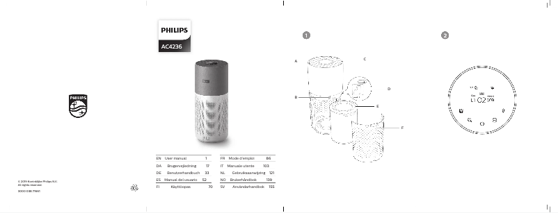 Imagen de la primera página del manual del dispositivo AC4236