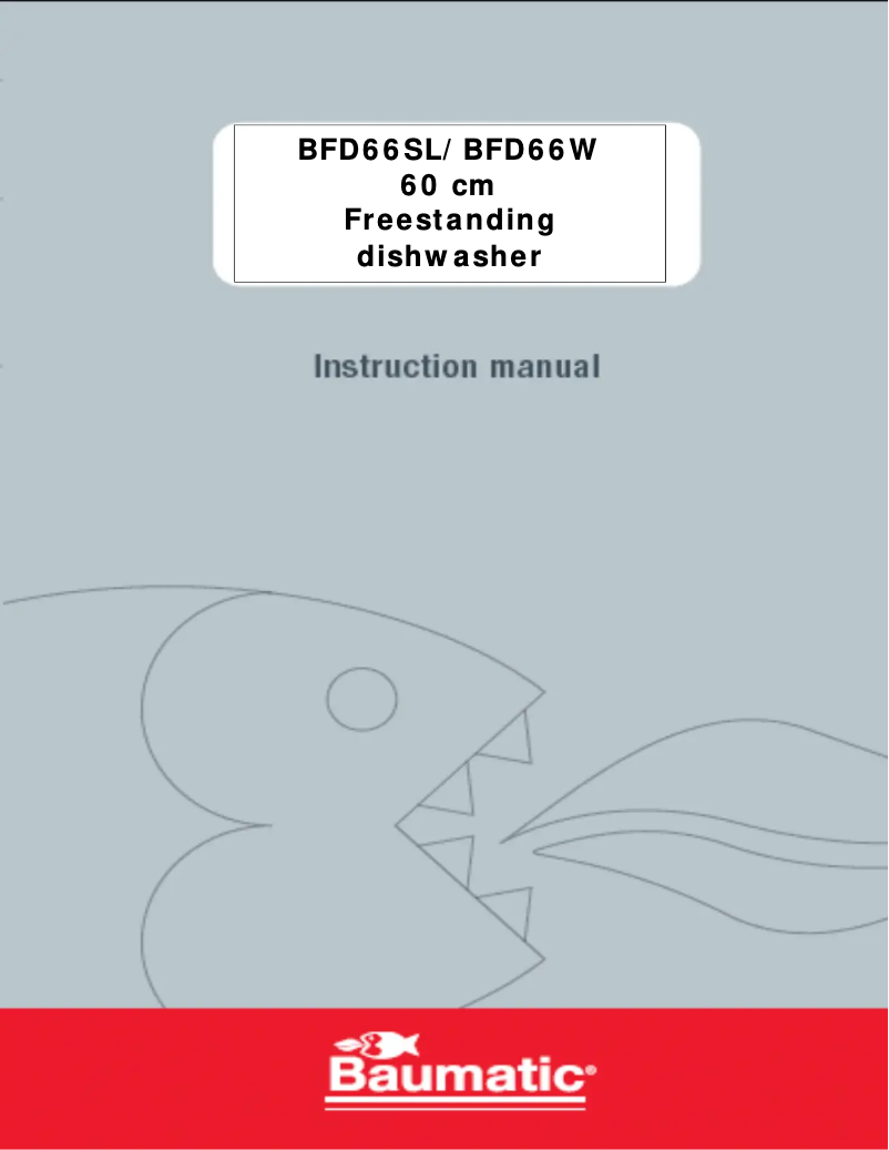 Image de la première page du manuel de l'appareil BFD66W