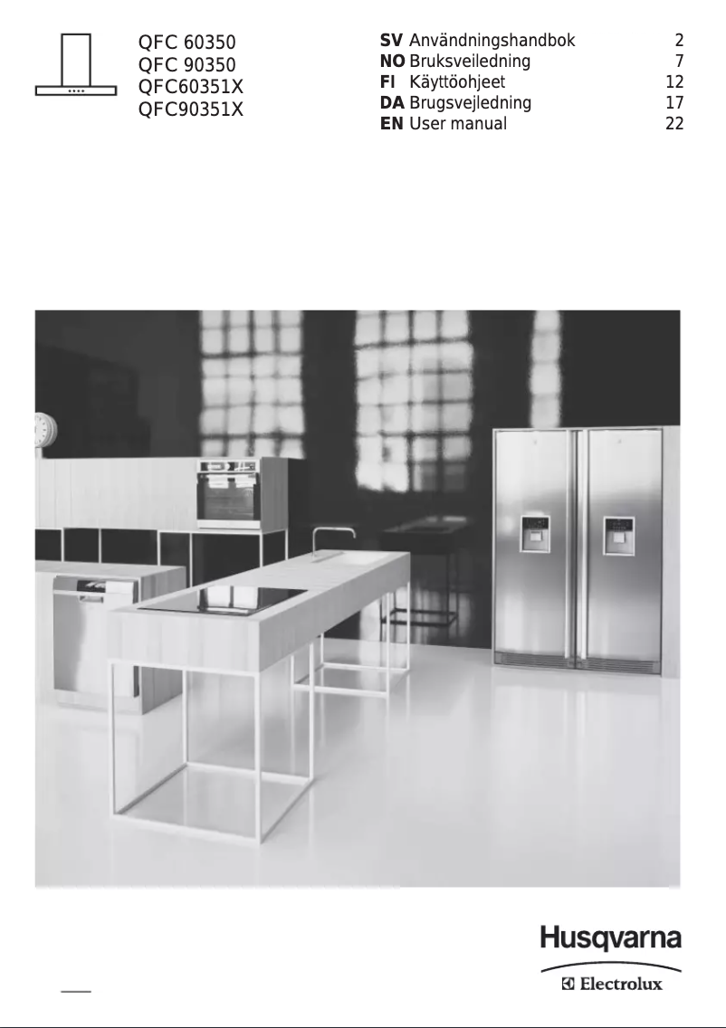 Page n°1 - Manuel utilisateur Husqvarna-Electrolux QFC90350