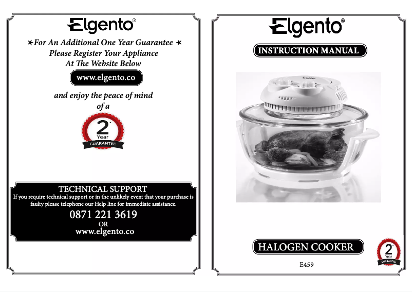 Image de la première page du manuel de l'appareil E459