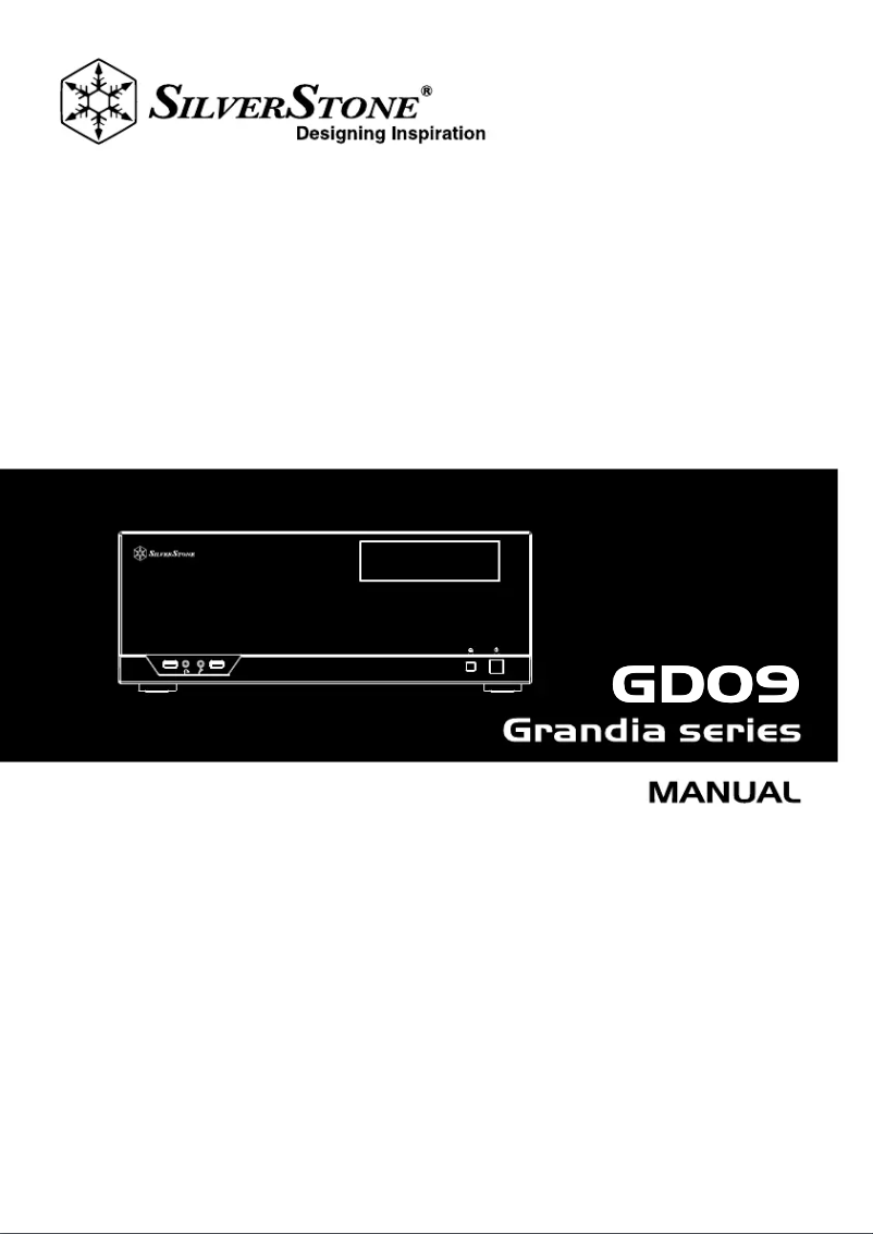 Page 1 de la notice Manuel utilisateur Silverstone Grandia GD09