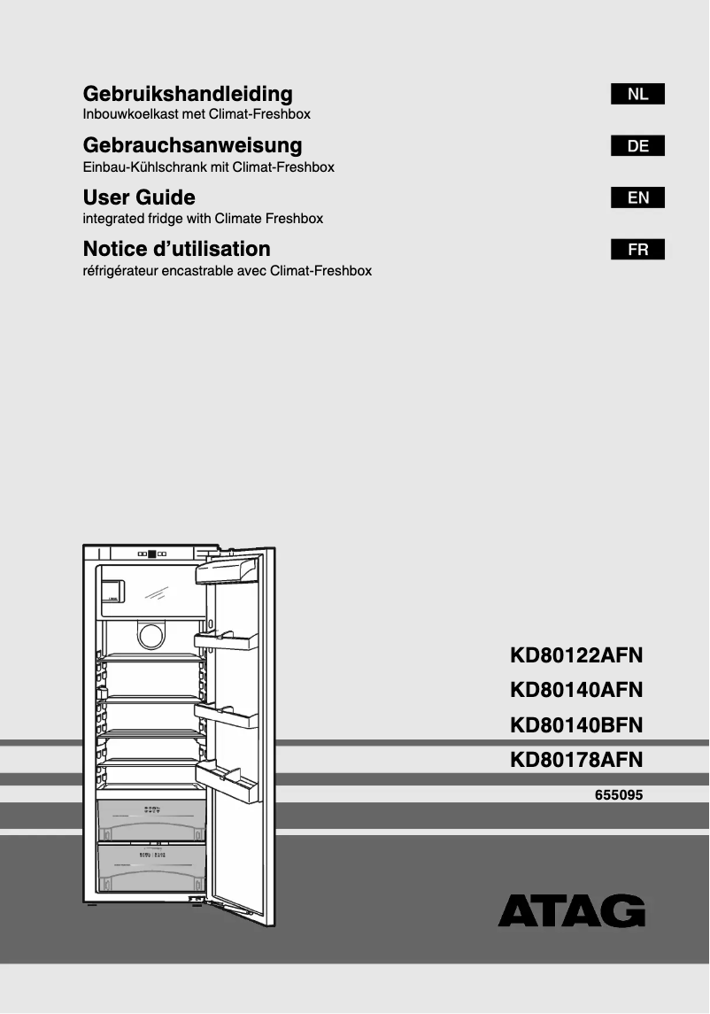 Image de la première page du manuel de l'appareil KD80140AFN