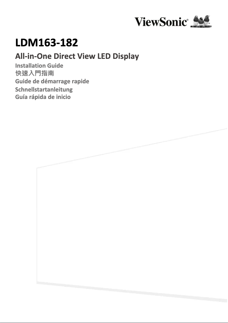 Imagen de la primera página del manual del dispositivo LDM163-182