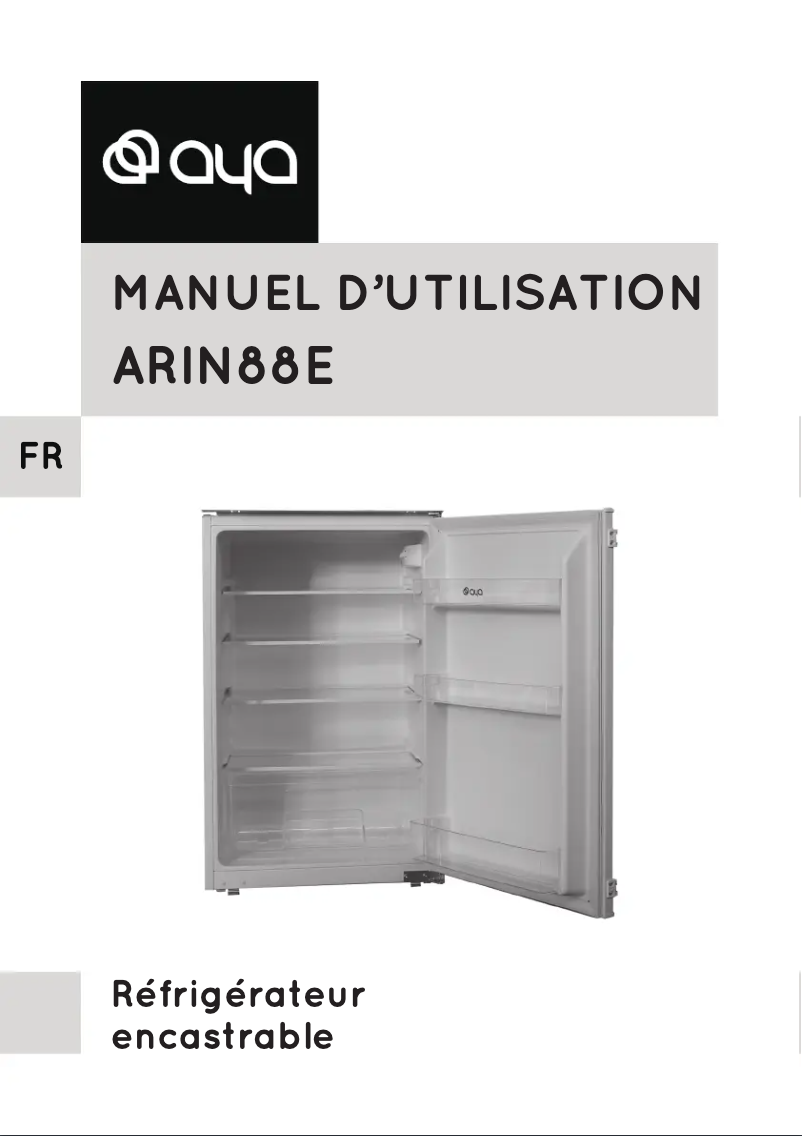 Page 1 de la notice Manuel utilisateur AYA ARIN88E