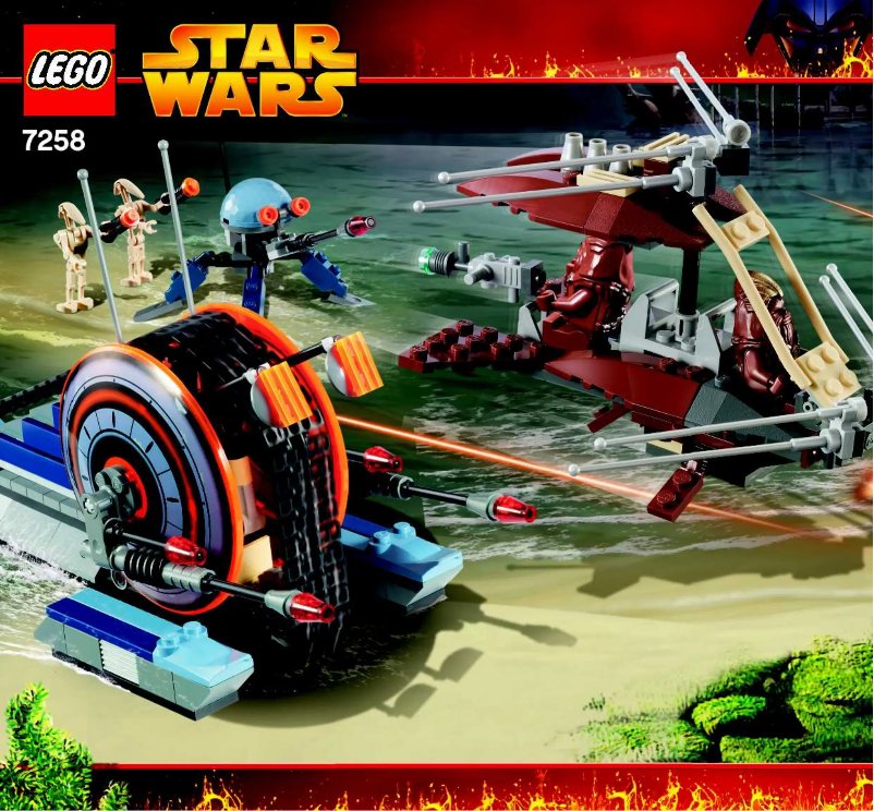 Página 1 del manual Manual de usuario Lego Star Wars 7258