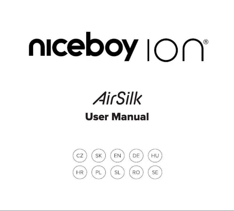 Image de la première page du manuel de l'appareil ION AirSilk