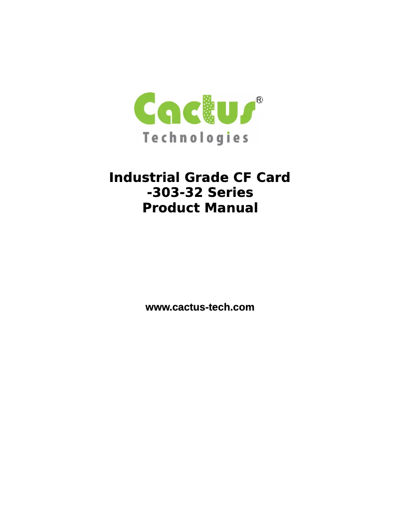 Image de la première page du manuel de l'appareil 303-32