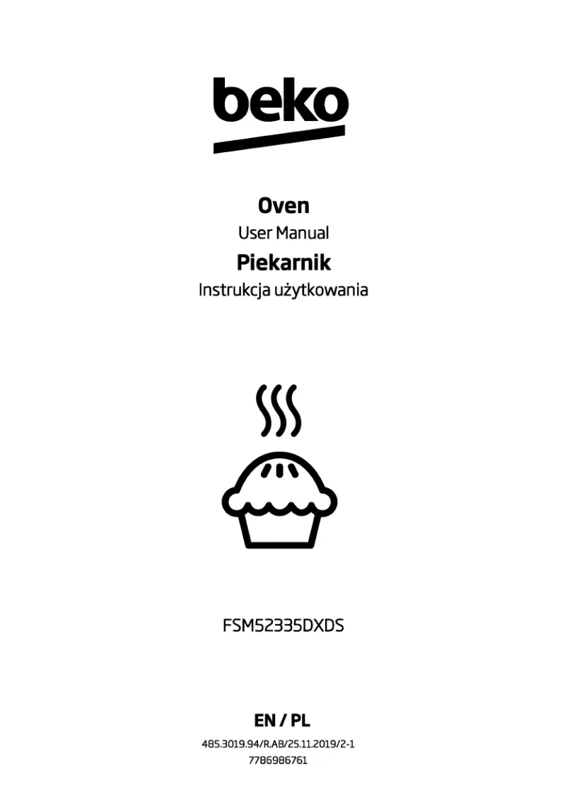 Page 1 de la notice Manuel utilisateur Beko FSM52335DXDS