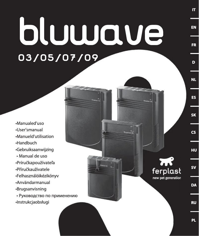 Page 1 de la notice Manuel utilisateur Ferplast Bluwave 05