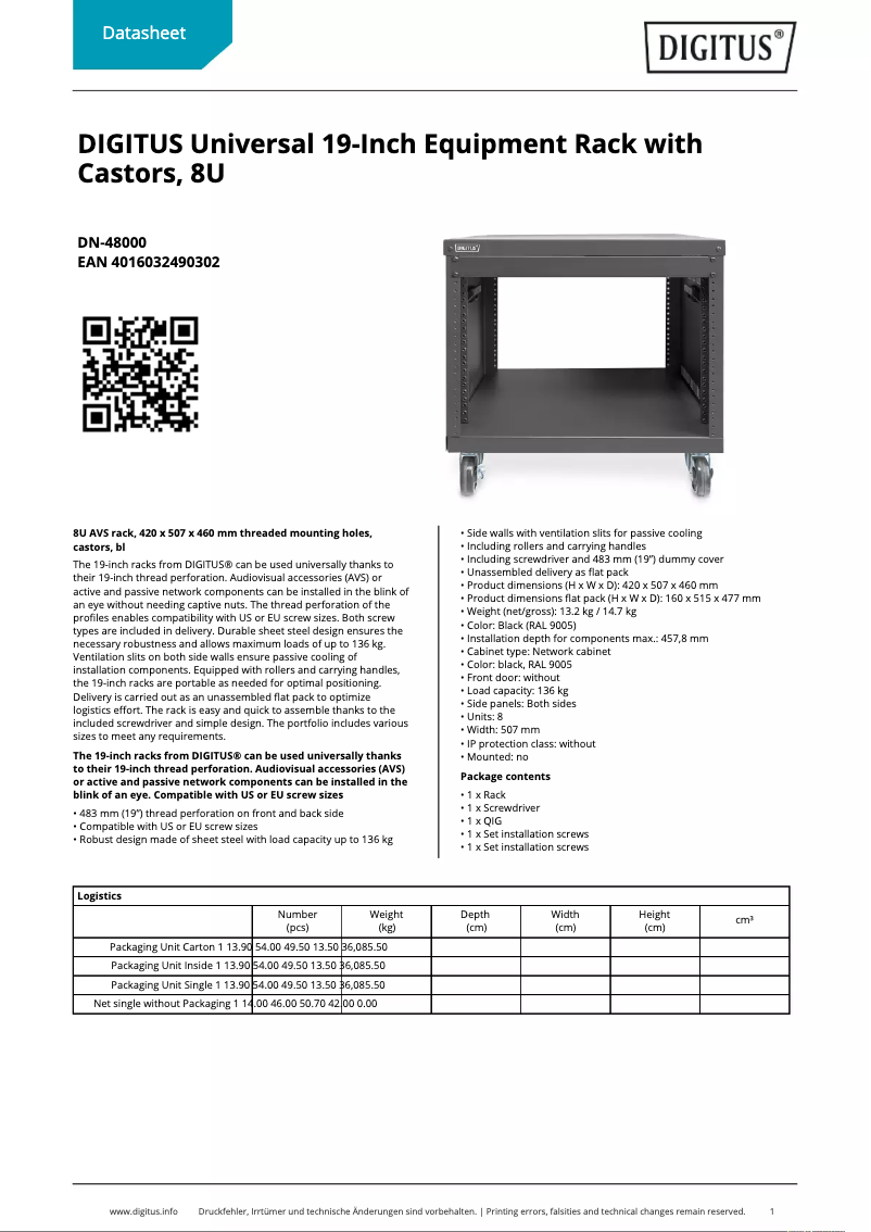 Image de la première page du manuel de l'appareil DN-48000