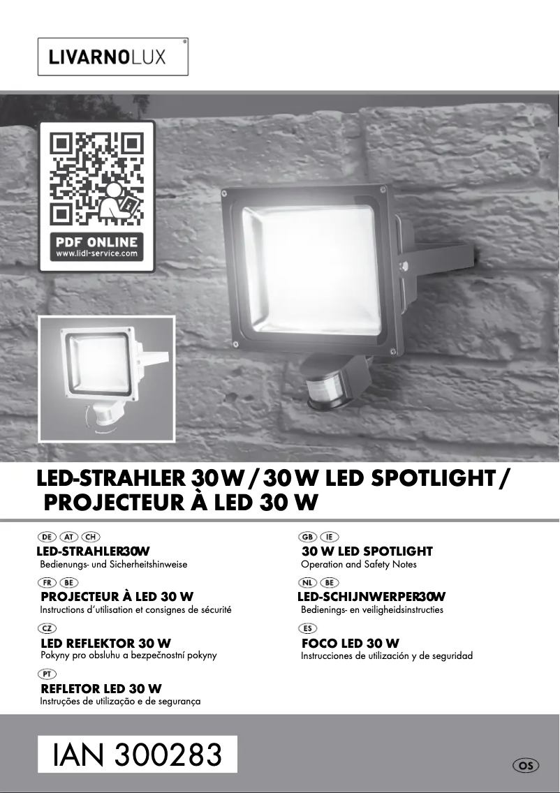 Image de la première page du manuel de l'appareil IAN 300283