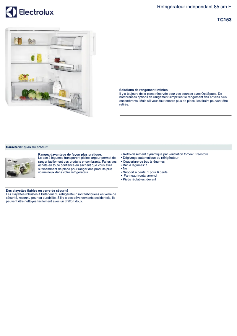 Imagen de la primera página del manual del dispositivo TC153