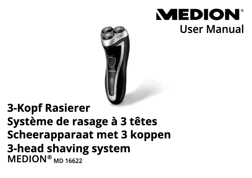 Page 1 de la notice Manuel utilisateur Medion MD 16622