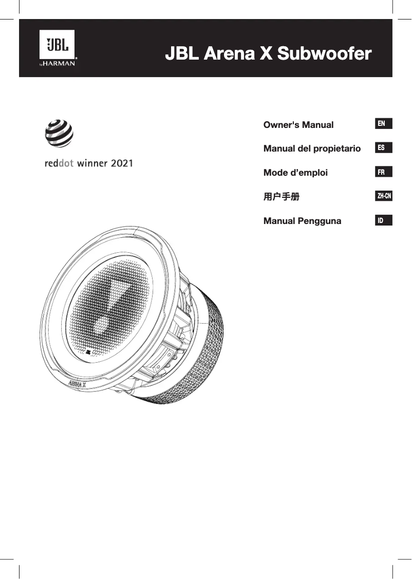 Page 1 de la notice Manuel utilisateur JBL Arena X